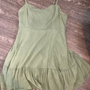 Army green dress